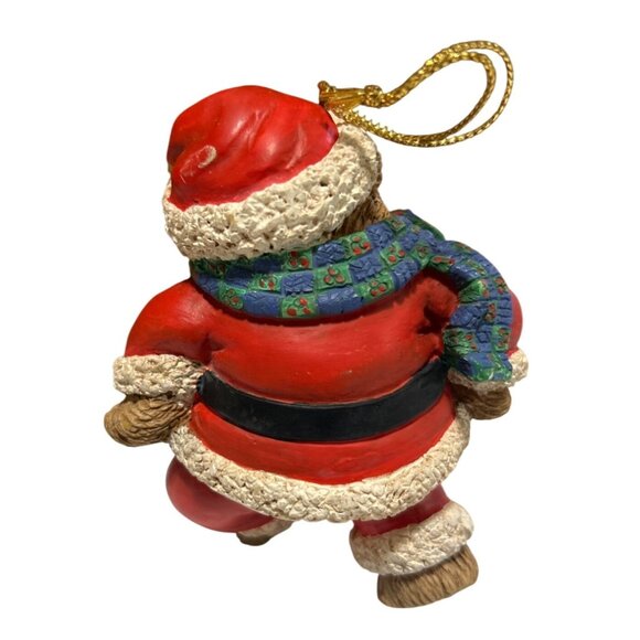 Assorted Christmas Bear & Santa Ornaments, Bundle of 5 - Picture 2 of 9